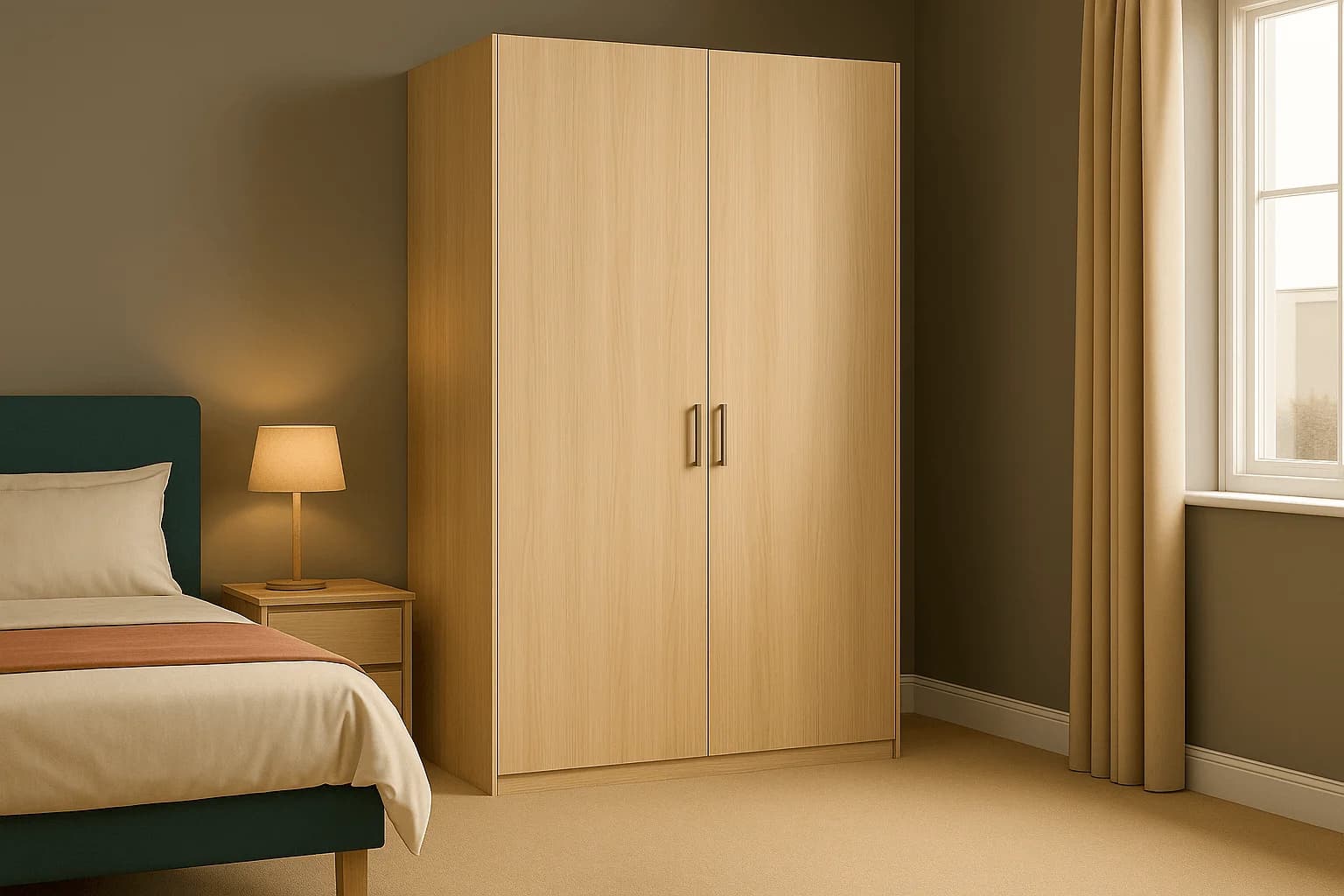 Illustration MDM d’un aménagement d’armoire